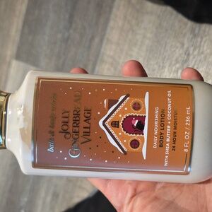 NEW JOLLY GINGERBREAD VILLAGE LOTION
